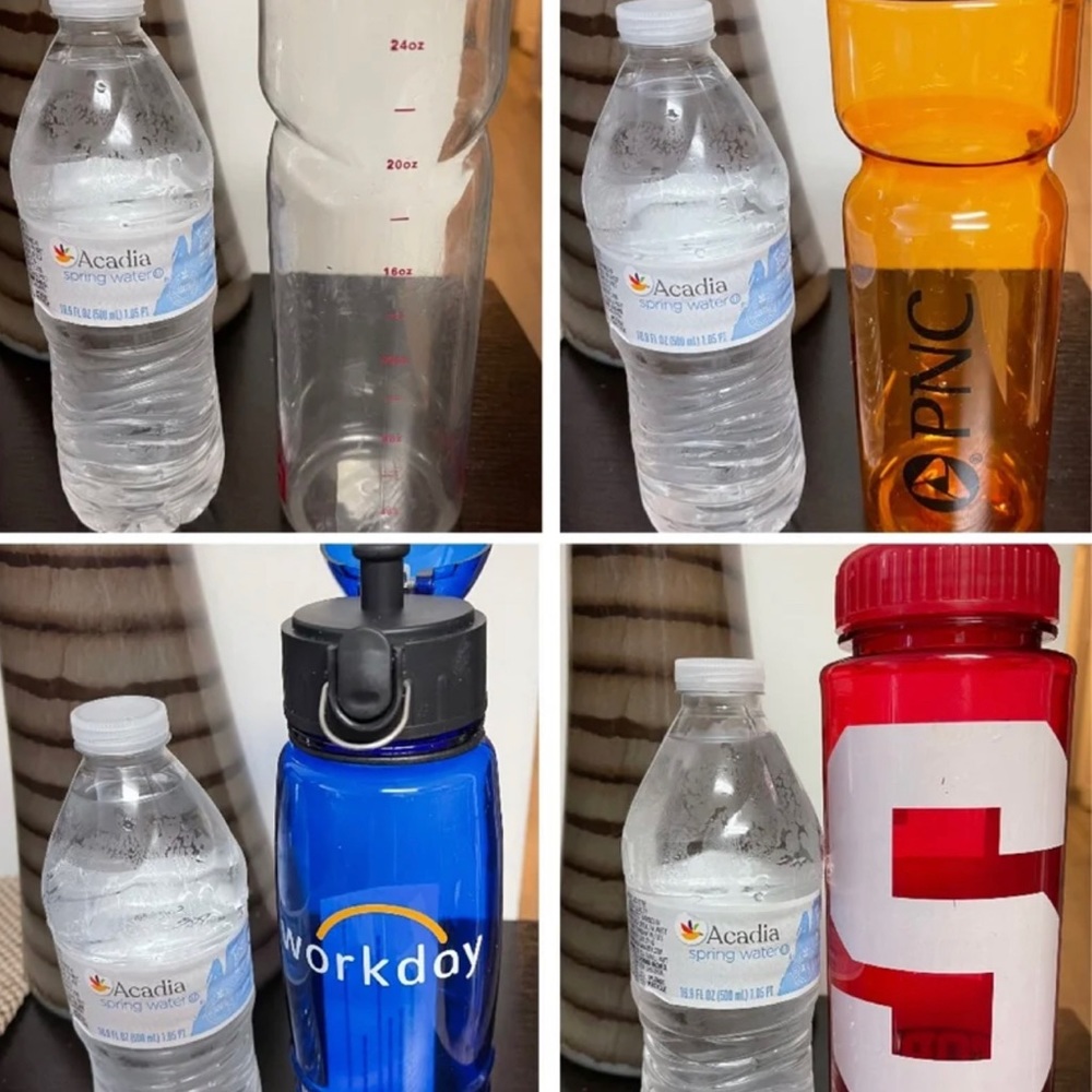 4 Reusable Water Bottles New/Used